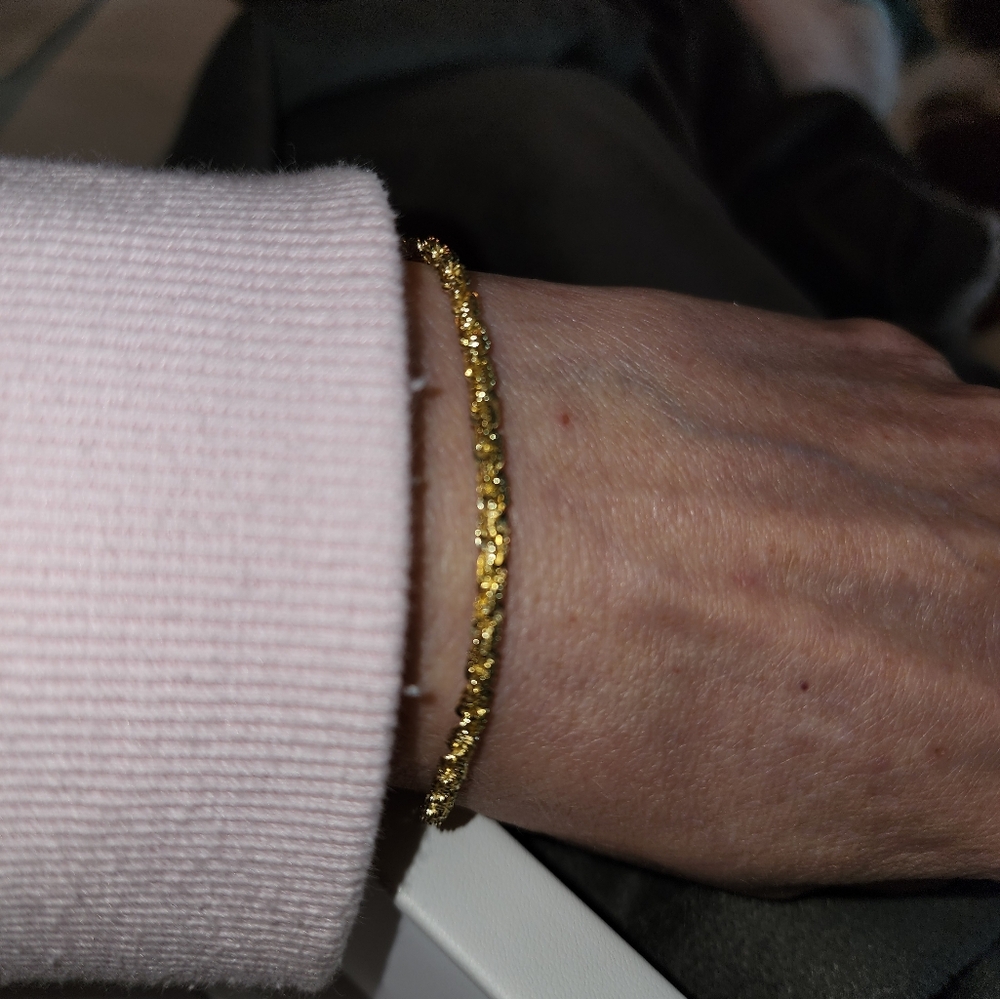 8 Inch 14 K Diamond Cut Rope Bracelet 6.1 Gram Litmans Jeweler - Picture 9 of 15
